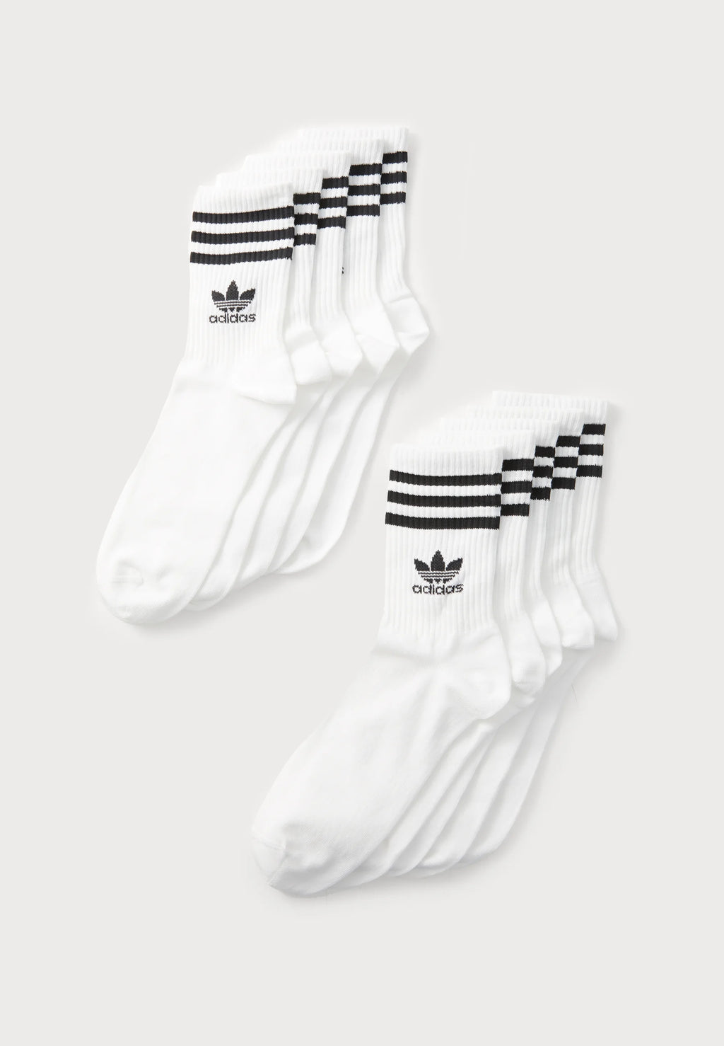 adidas Originals STRIP UNISEX 6 PACK - Κάλτσες - white