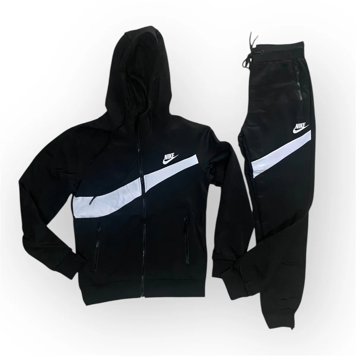 NIKE ΣΕΤ M NSW SWOOSH TCH FLC - Μαύρο